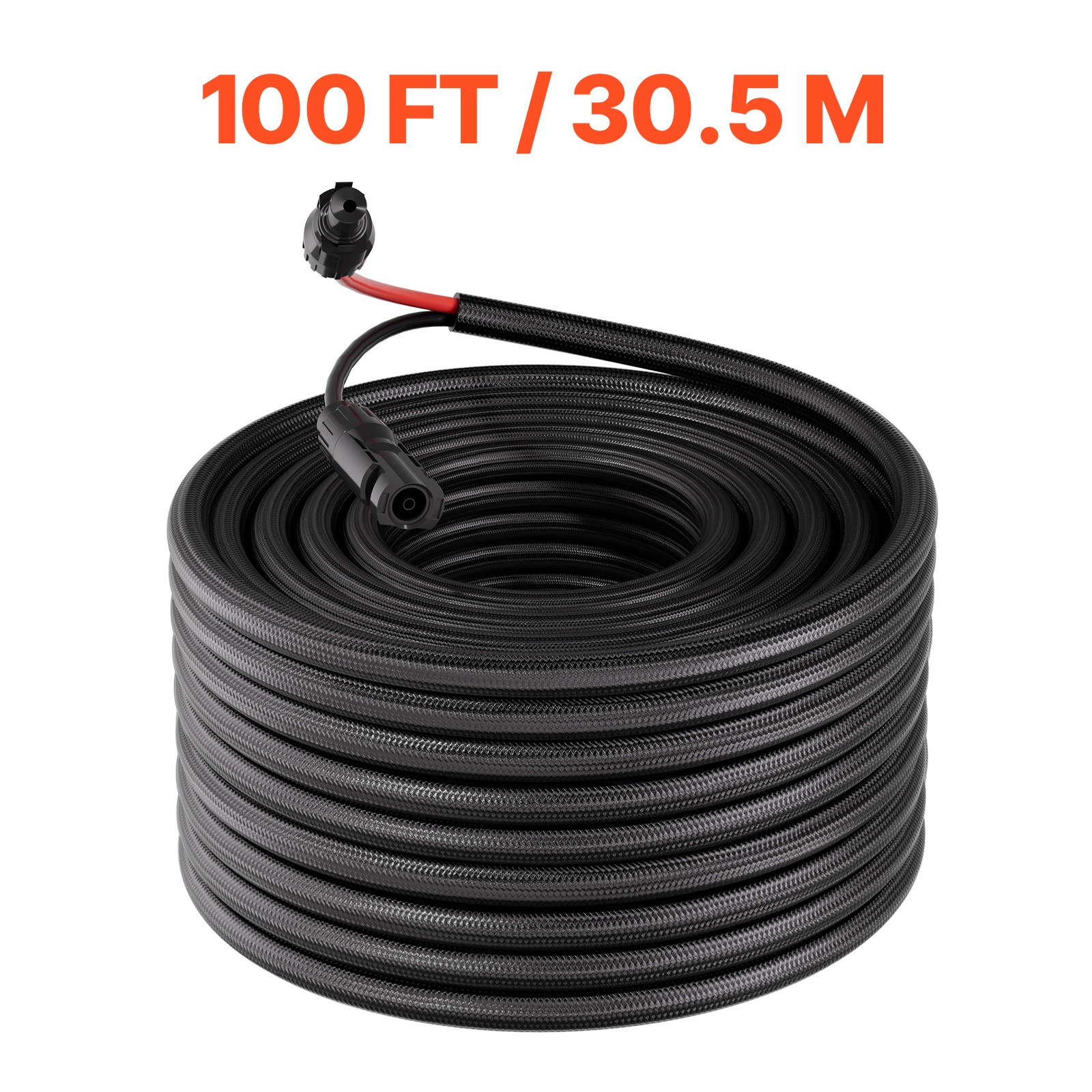 Uimoso 100FT Solar Panel Cable 10AWG with Connectors for Extension