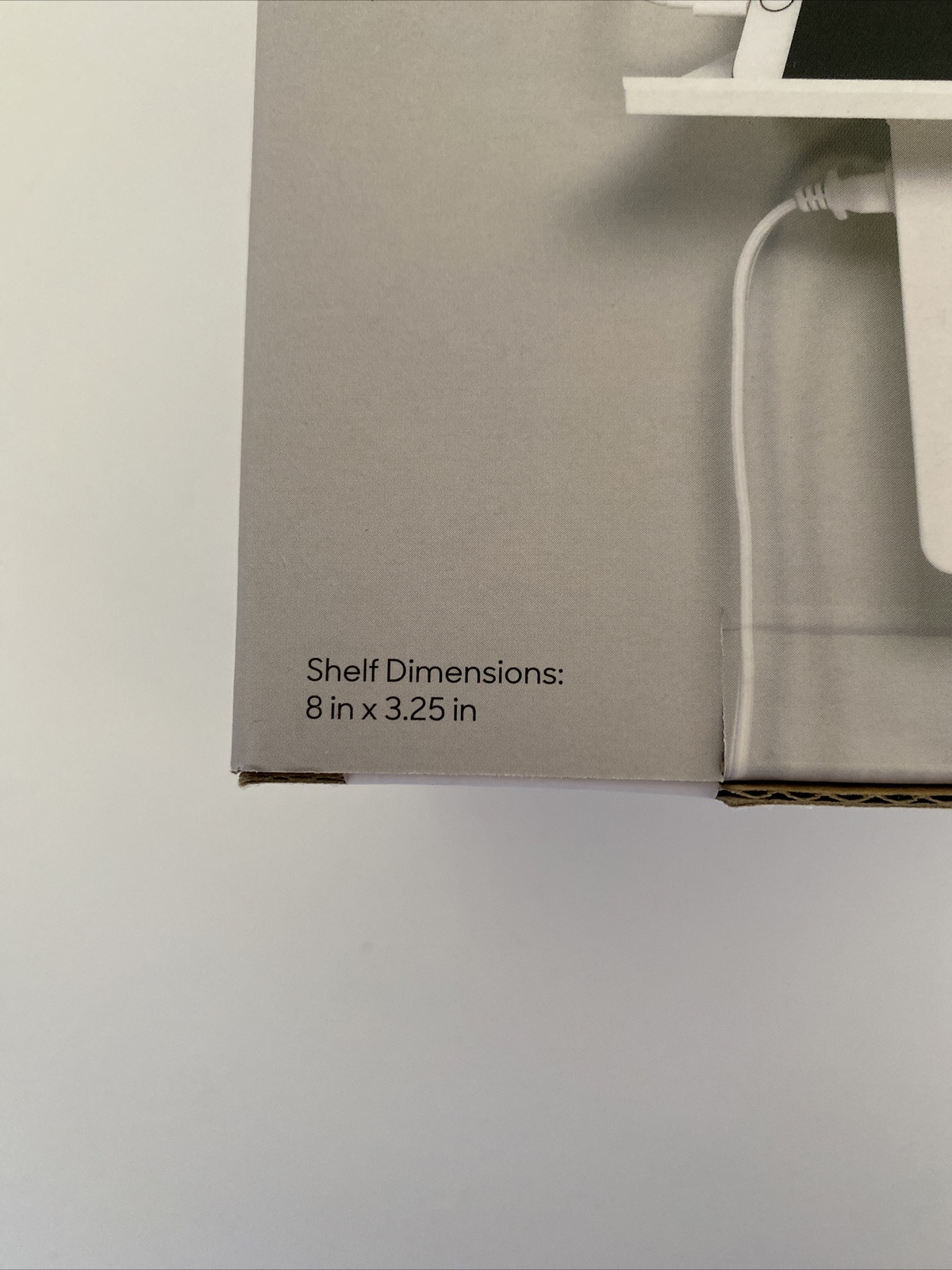 Sharper Image Socket Shelf 8 Port Surge Protector Wall Outlet, As Seen On TV