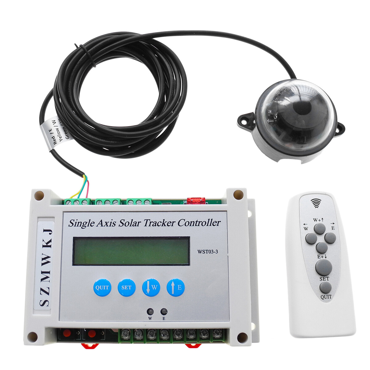 Single Axis Solar Tracker Controller + IR Remote for Solar Tracking Sun Track CL