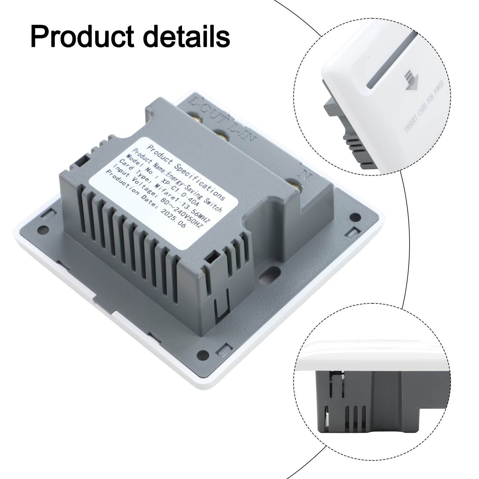Sustainable Management Switch for Hotels Operates at 13 56MHz Frequency