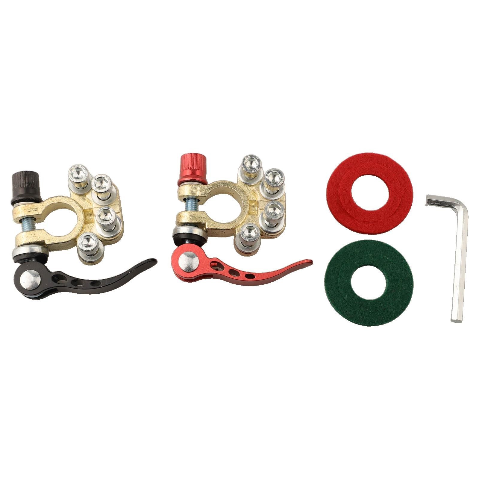 Robust 2Pcs Quick Release Battery Terminal Connectors for 12V Applications