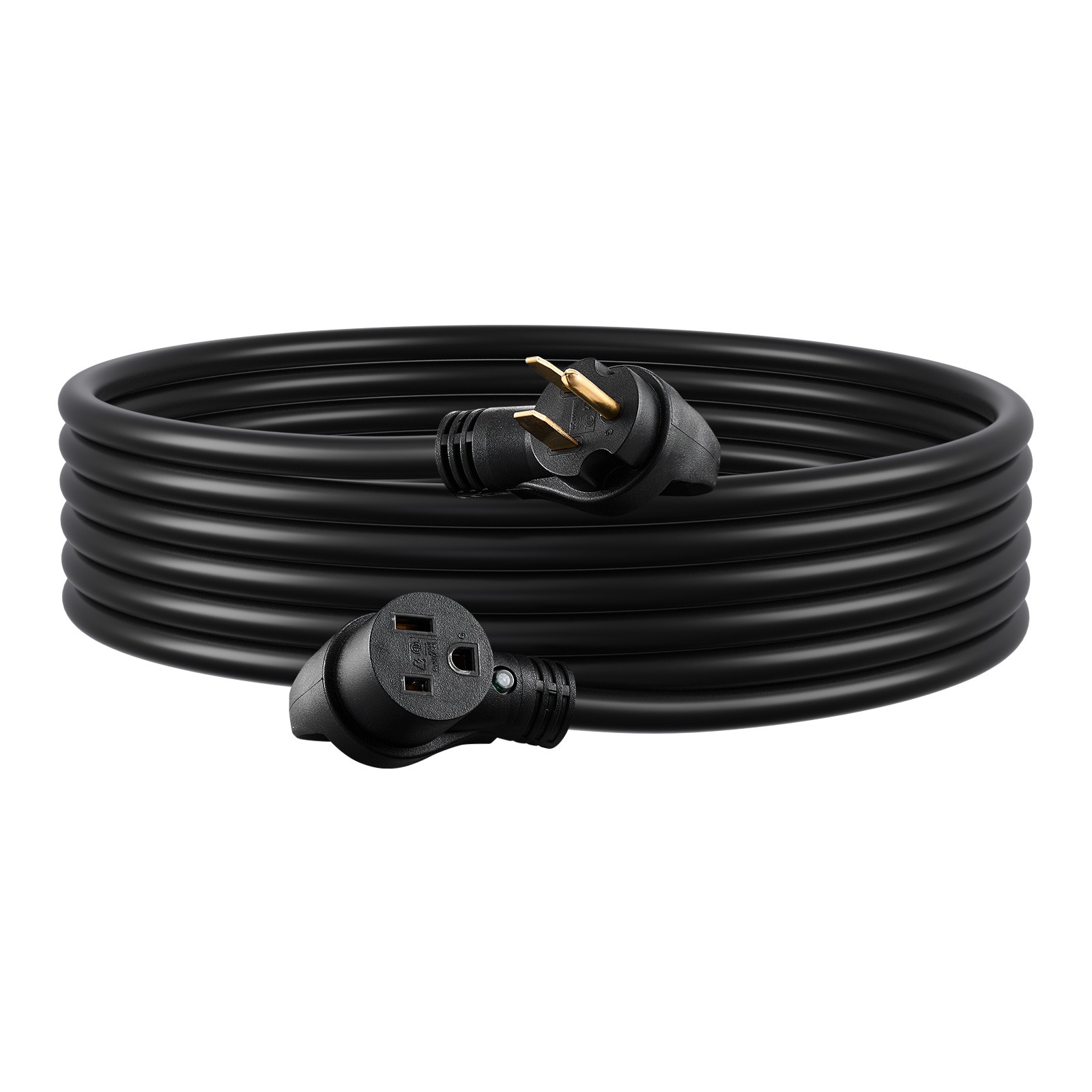 50A 50FT Generator Extension Cord 250V NEMA 6-50P to 6-50R 12500W Power