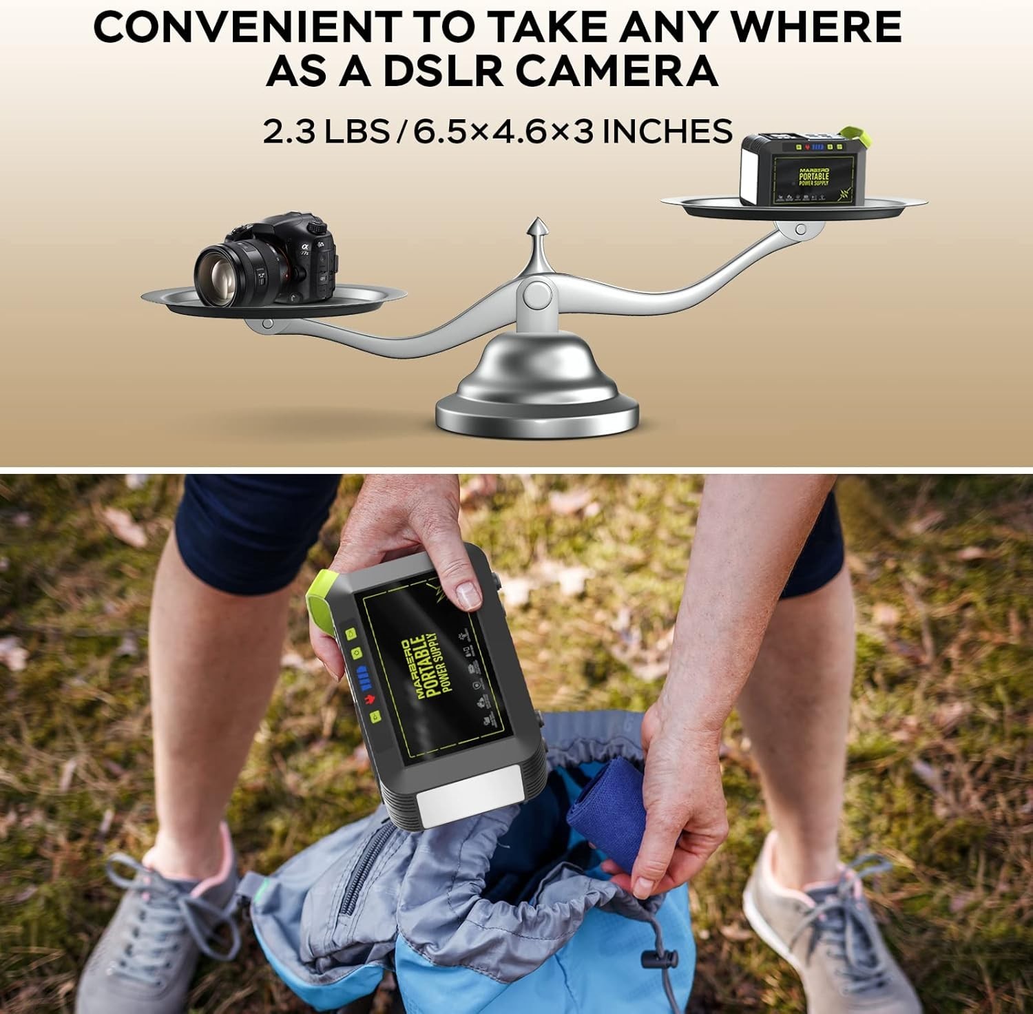 Compact 88Wh Lithium Battery Power Bank with 8 Outputs for Outdoor Adventures