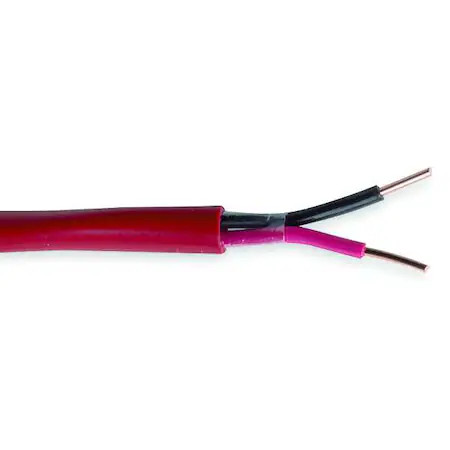 Carol E1502s.18.03 Data Cable, Riser, 2 Wire, Red, 500Ft