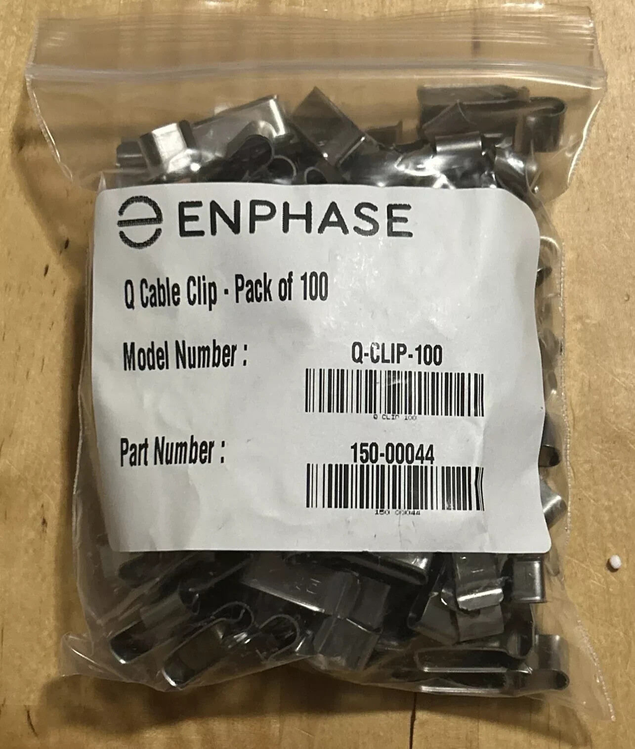 Enphase 150-00044 Q Cable Management Clip Q-Clip-100 (Pack of 100)