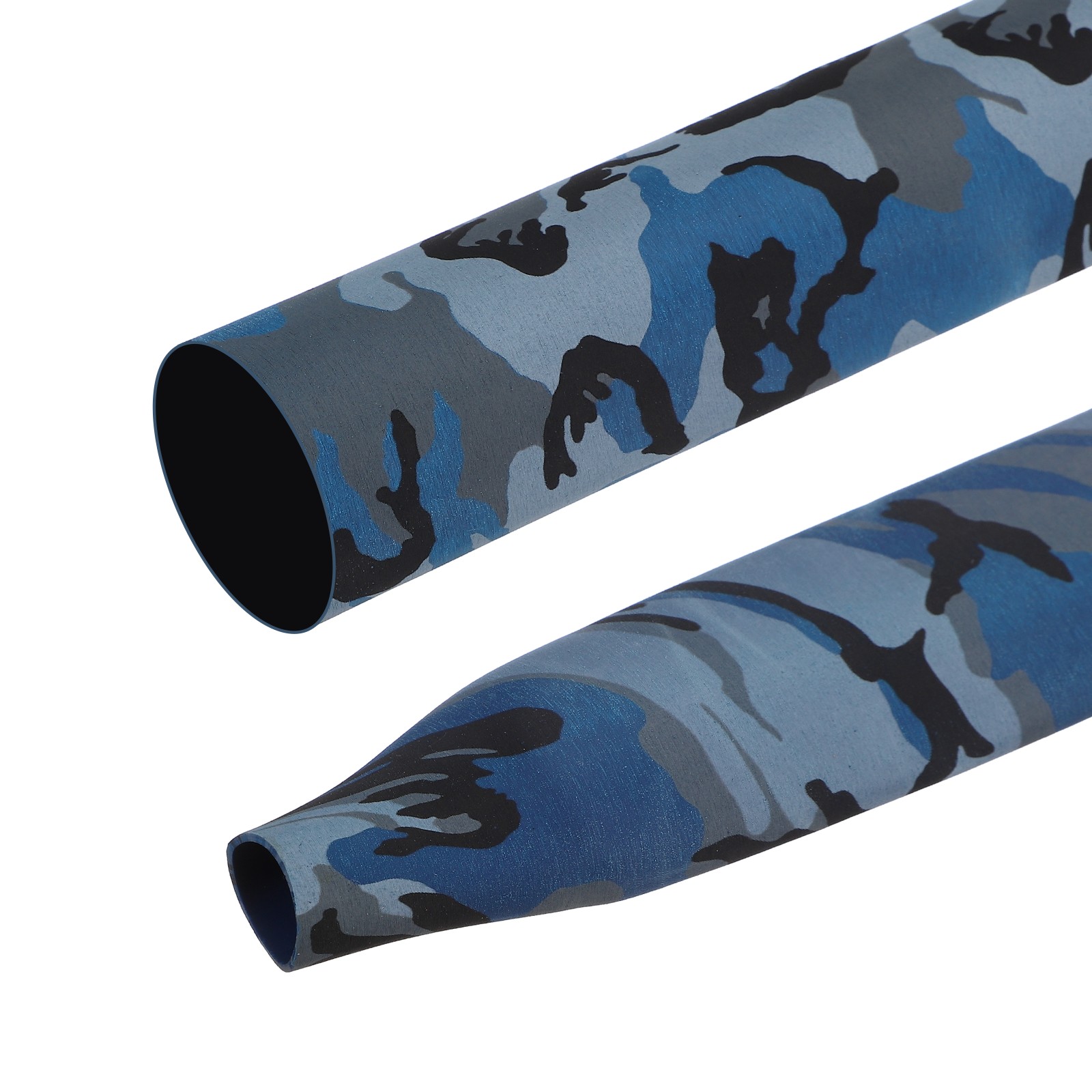 1.6ft 1.4″/35mm Dia Fishing Rod Heat Shrink Tube 1.8:1, Camouflage Blue