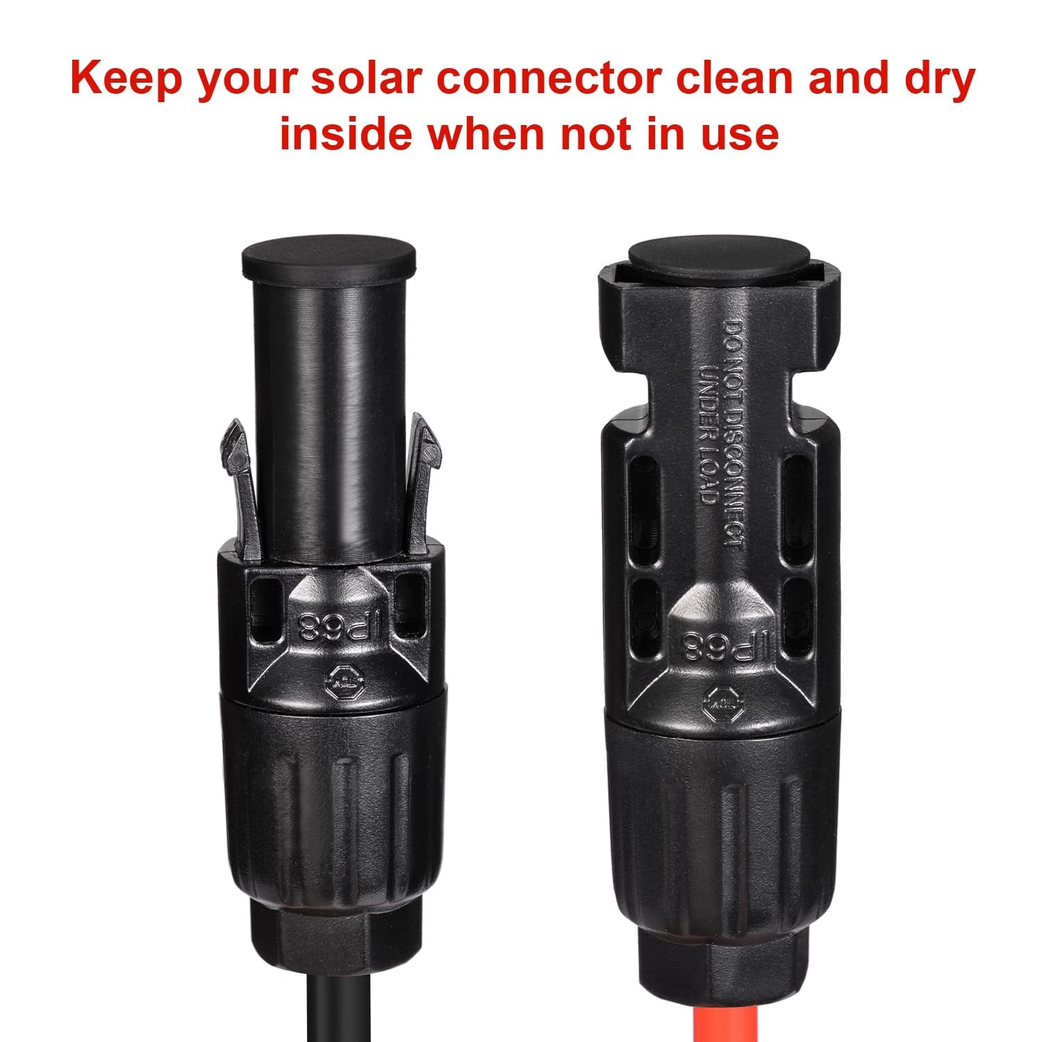 ELFCULB Solar Panel Plug Caps Weather Resistant Dust Male and Female Cap for …