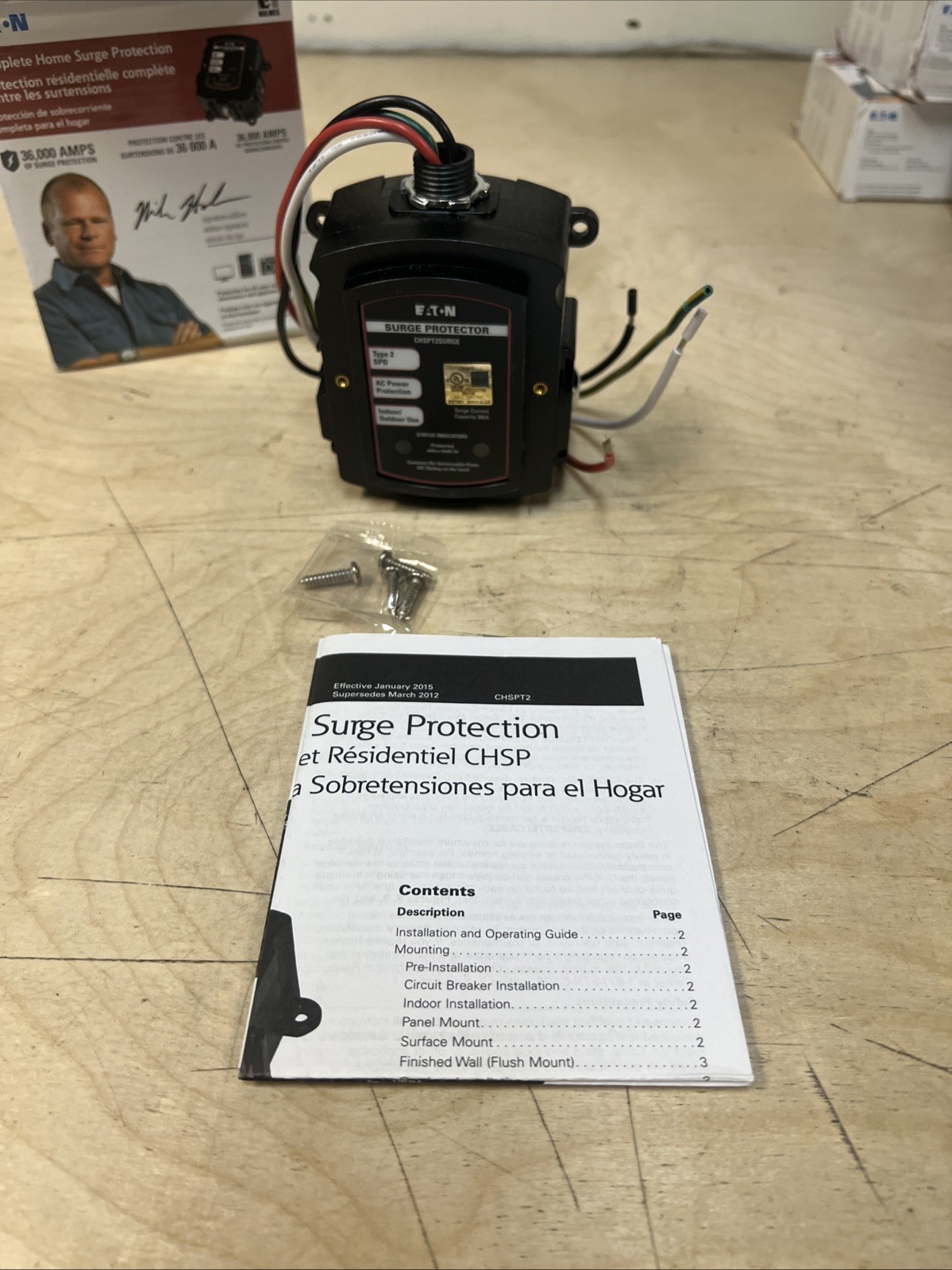 Eaton Complete Home Surge Protection 36000 Amps Chapt2surge New