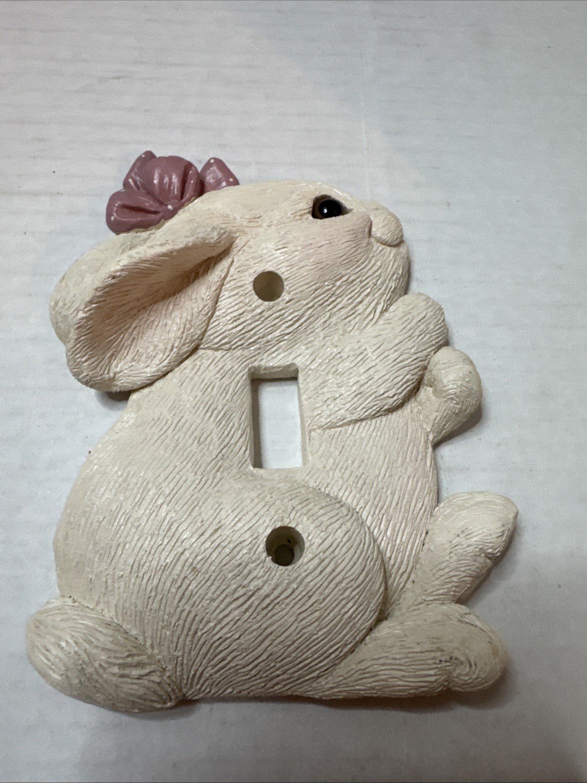 VickiLane 3D Bunny Rabbit Double & Single Light Switch Cover Easter