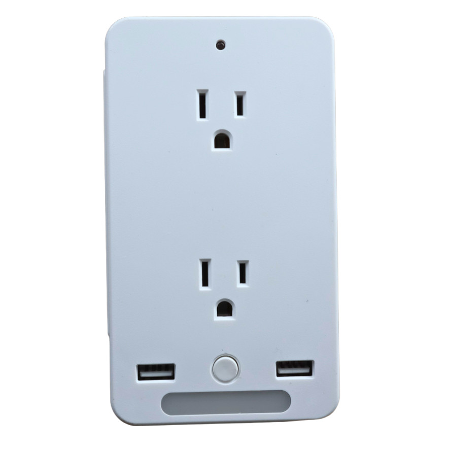 Sharper Image Socket Shelf Ultra White