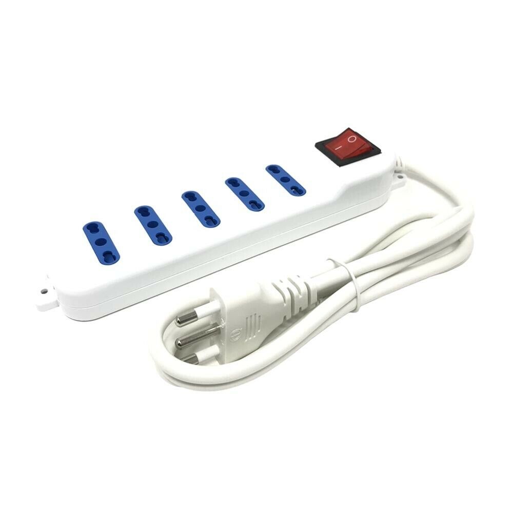 ELECTRIC 5 SEATER SOCKET SWITCH ON OFF SHOE SLIPPER PLUG