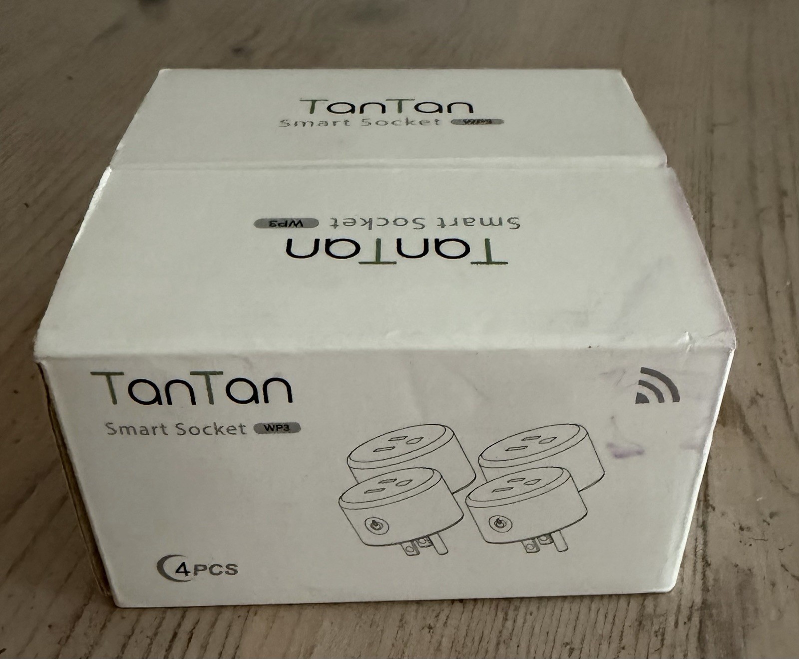 TanTan Smart Socket 4PCS WiFi Plug With App Control WP3 Model 10A Max 120V
