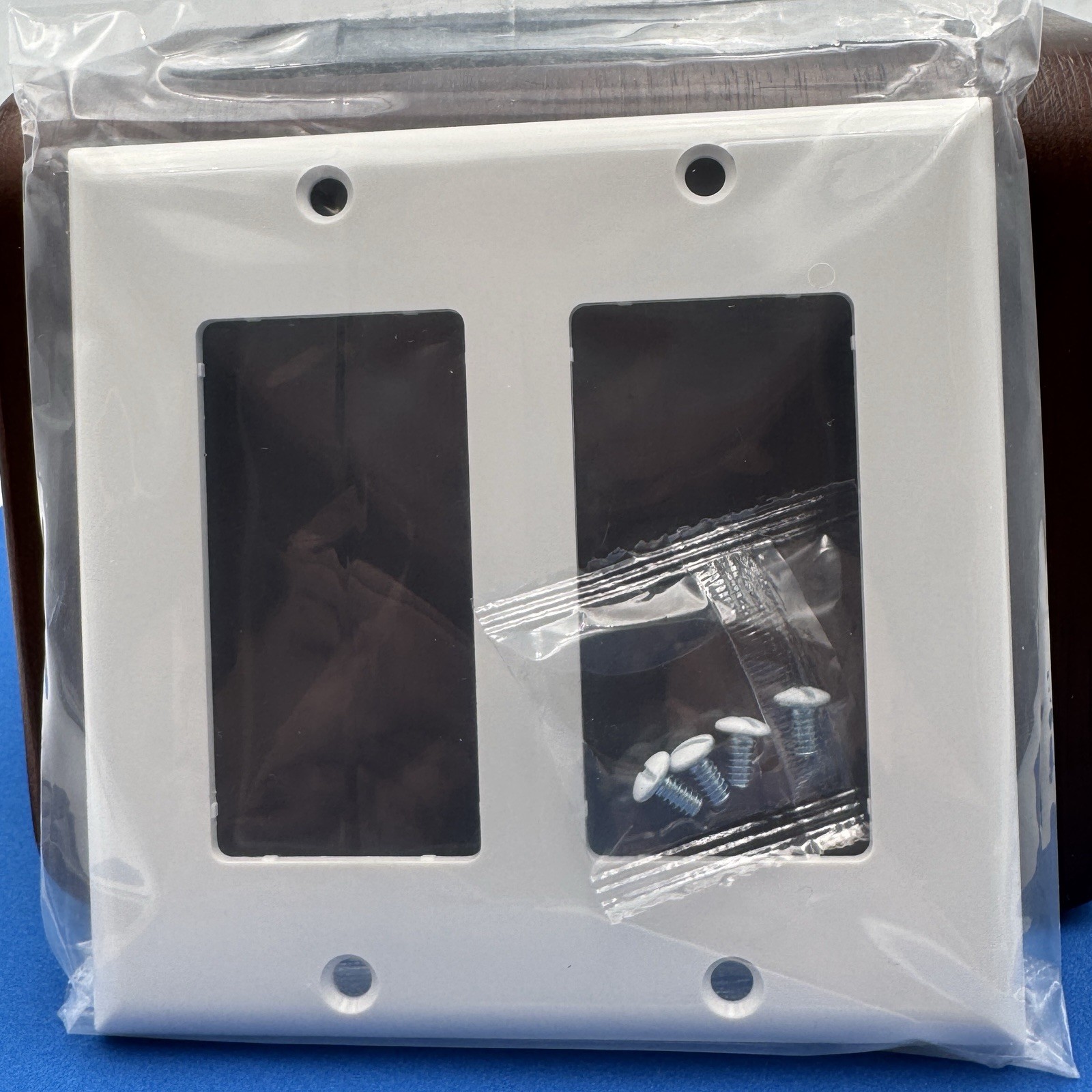 10pk of 2-Gang Decorator/Rocker Wall Plate White Unbranded / Unmarked New