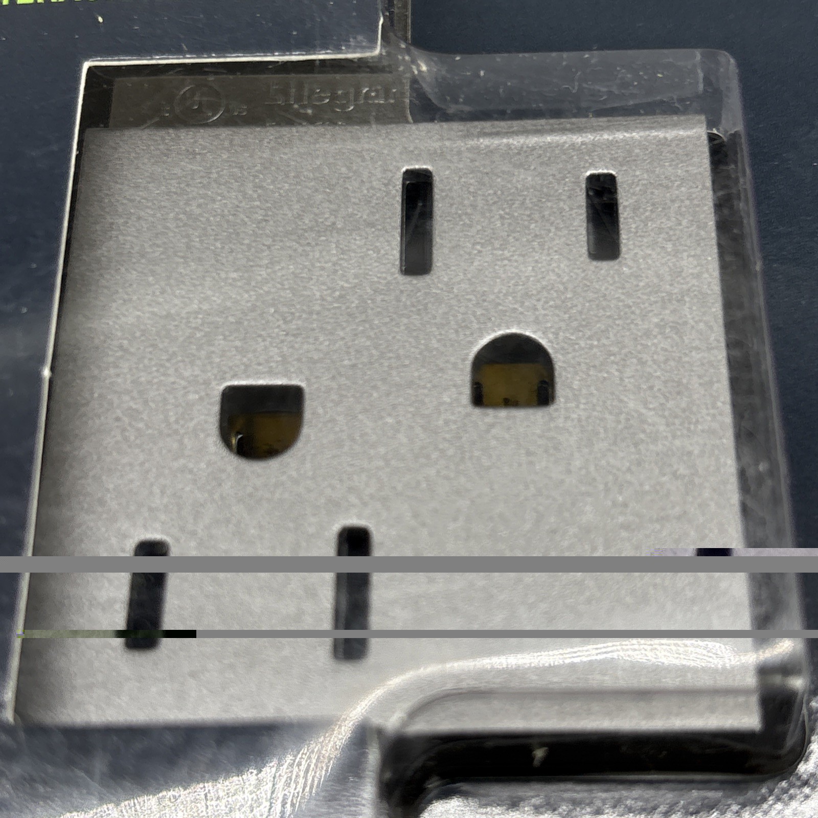 Lot Of 5 – Legrand Adorne 15A Tamper-Resistant Outlet Magnesium Finish ARTR152M4