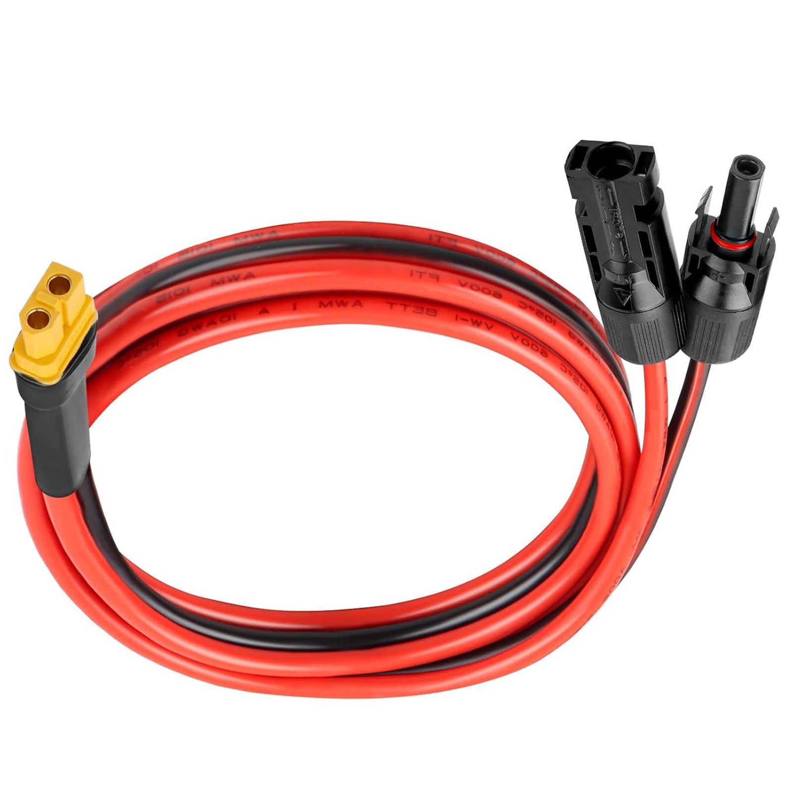 10 AWG XT60 Female to Solar Connector Solar Panel Extension Charging Cable