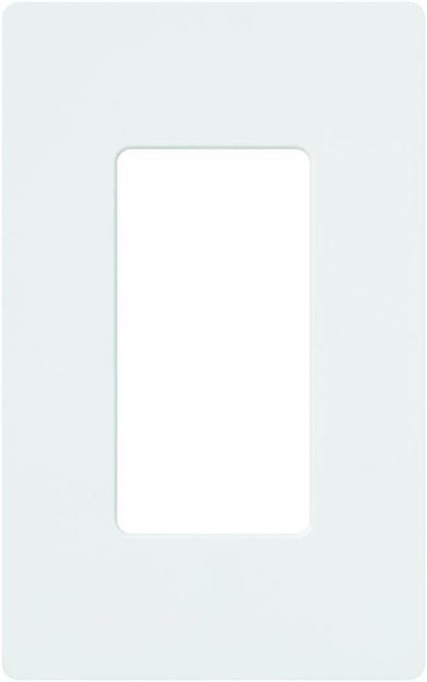 6 PACK Lutron CW-1-WH Claro 1-Gang Wall / Gloss White