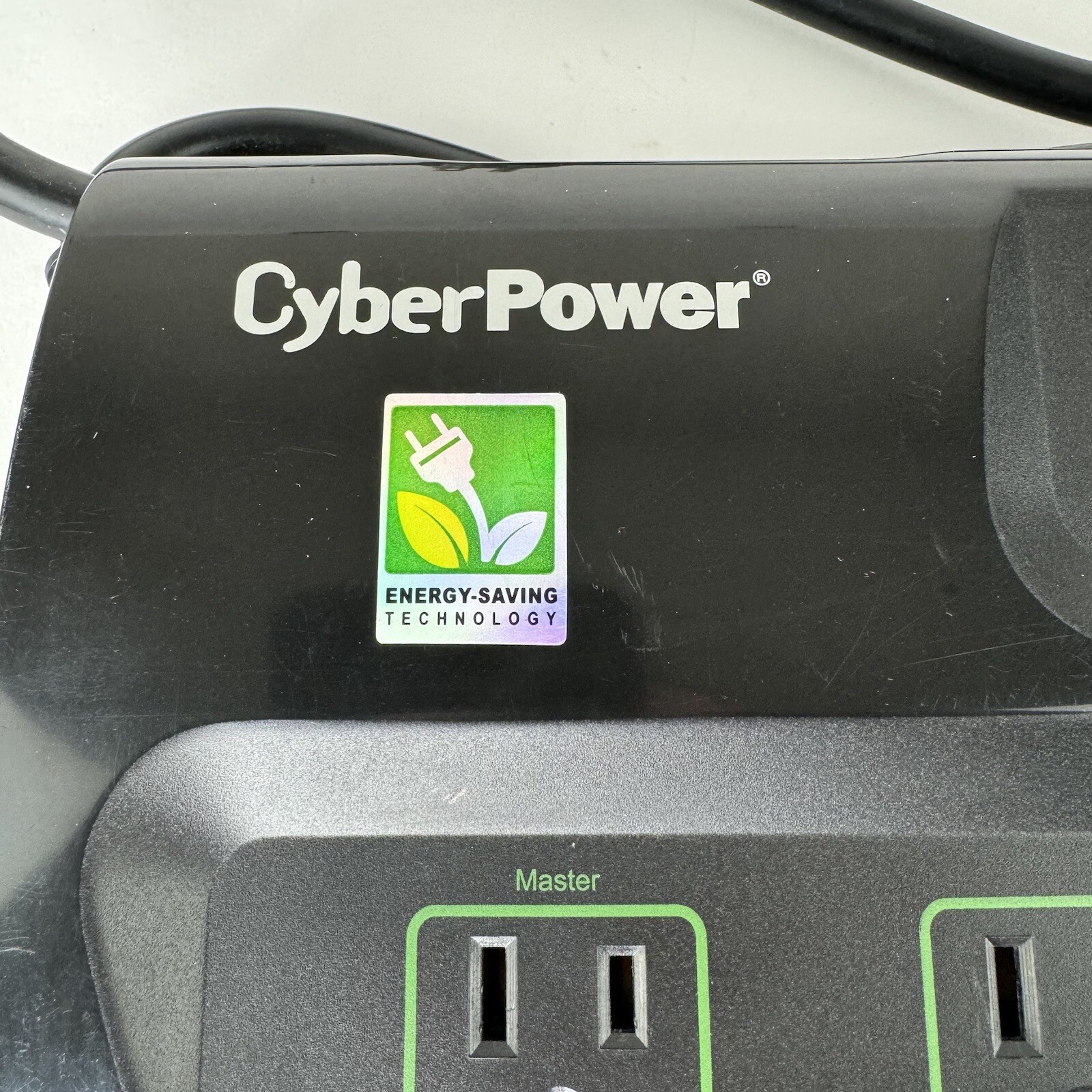 Cyber Power Surge Protector 11 Outlets 8 Foot Cord Energy Saving Mode 15A 125v