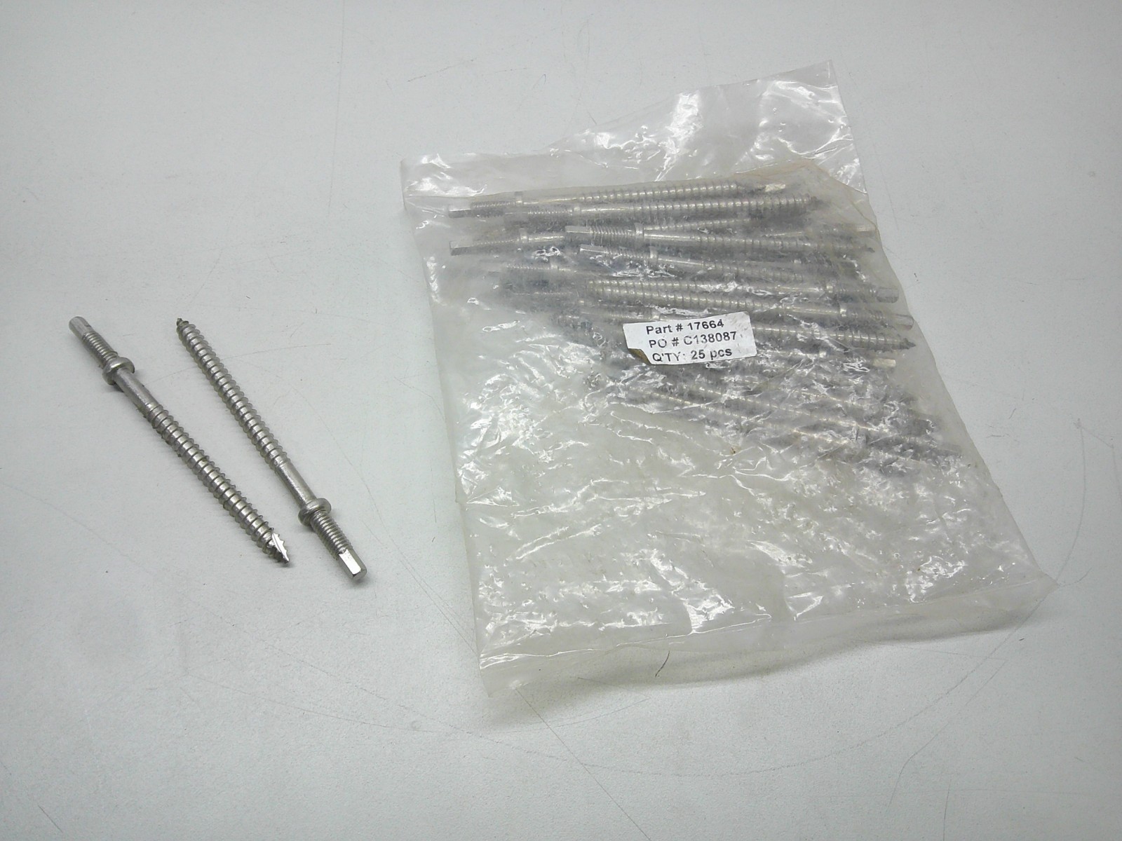 25 Piece Lot QuickBOLT 17664 5/16″ X 5-1/4″ Low Profile 304 Stainless Steel