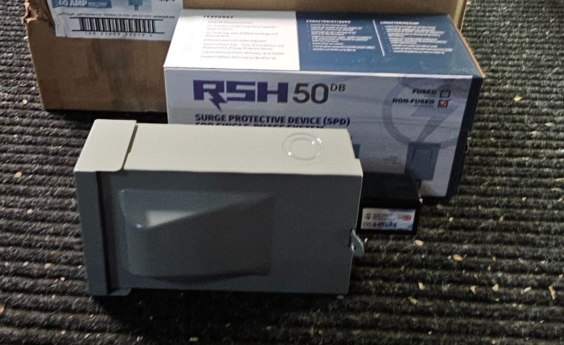 Rectorseal 96419 RSH 50db Single Phase Surge Protective Device 60 Amp Non Fused