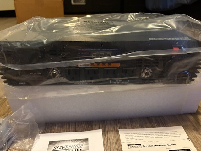 Sunforce Pro Series 2500w Pure Sine Wave Inverter