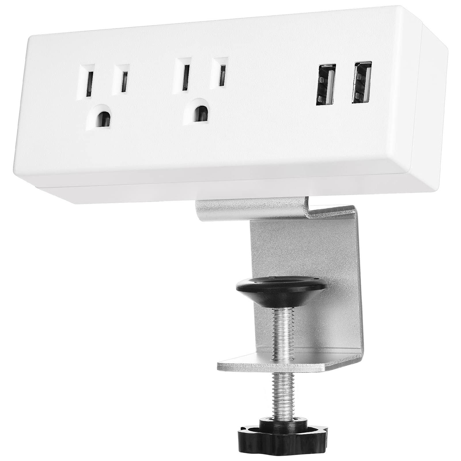 Desk Clamp Power Strip With Usb Ports Desktop Mounted Power Outlets Table Edge P