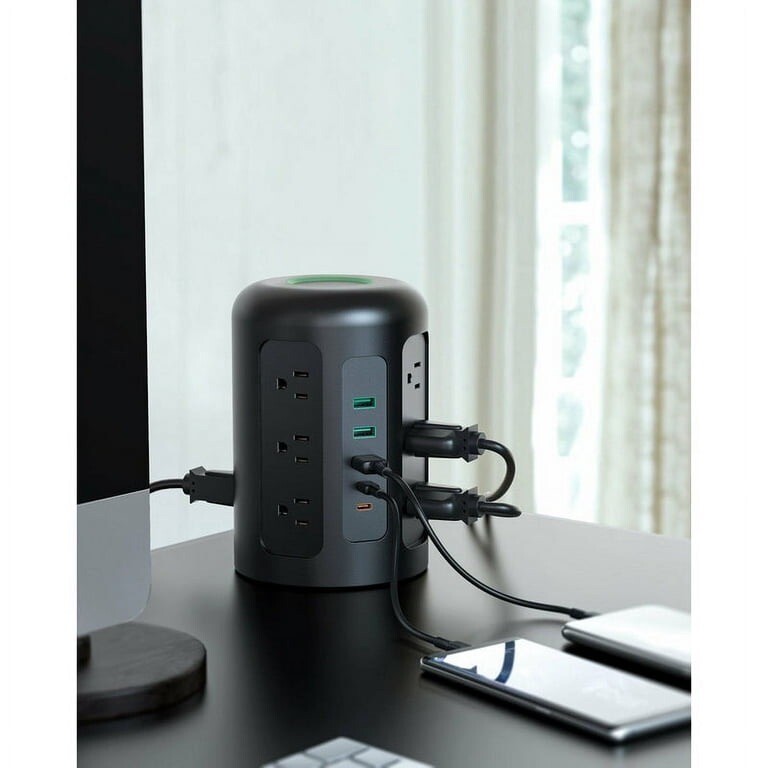 AUKEY PowerHub XL 12 Socket Power Hub AC USB USB-C Surge Protector PA-S24