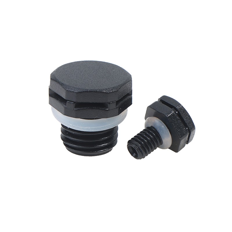 10Pcs M12*1.5 Nylon Waterproof Air Vent Valve Screw In Protective Vent Plug-NN