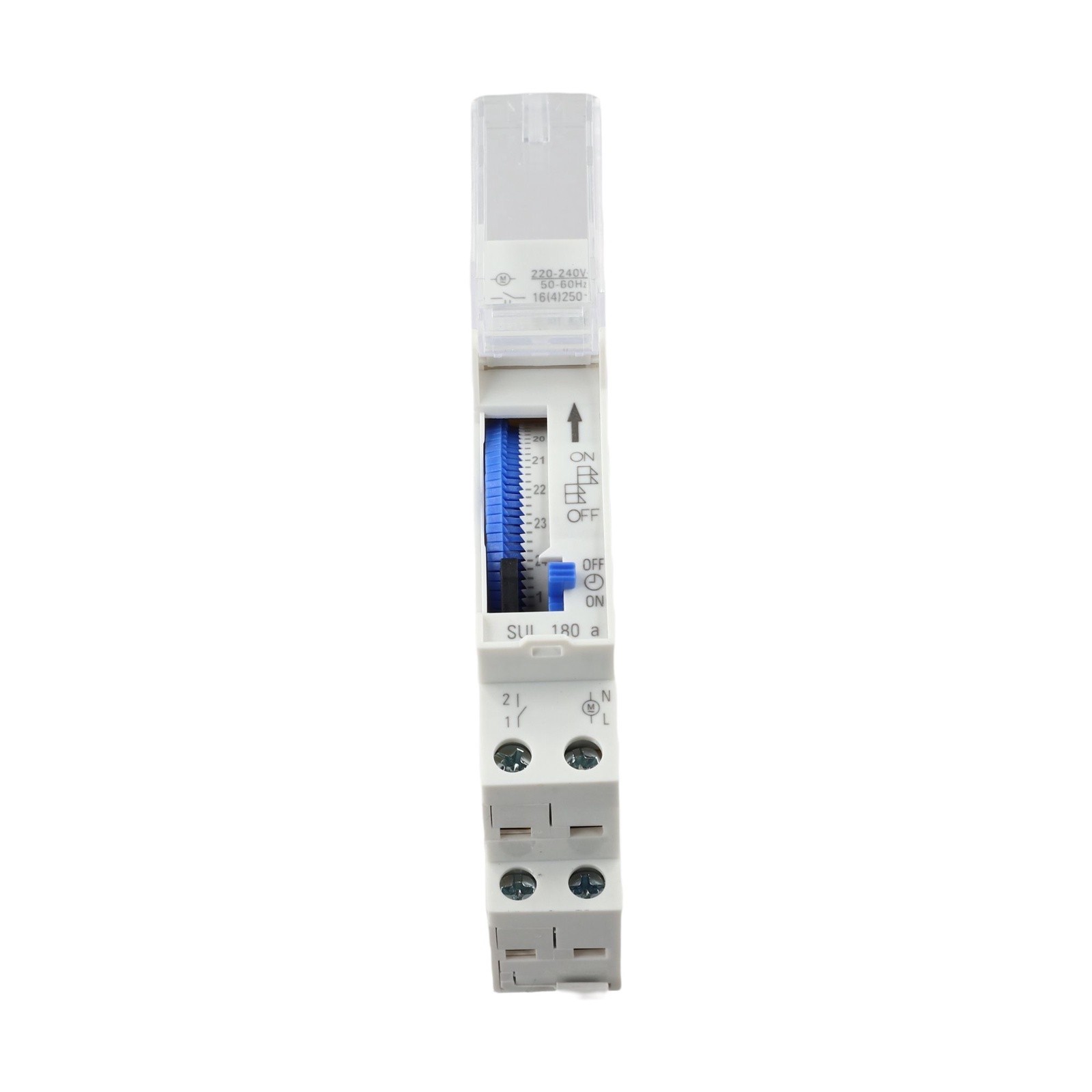 Timer Switch 180A Mechanical 15 Min Setting Rail Mount for 110 220VAC Systems