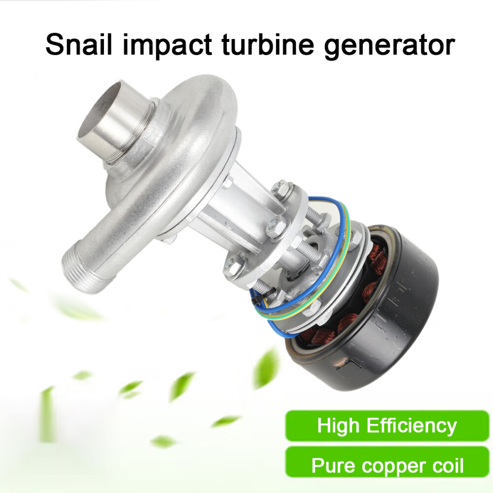 Micro Hydroelectric Generator Aluminum Alloy Impact Water Turbine Generator