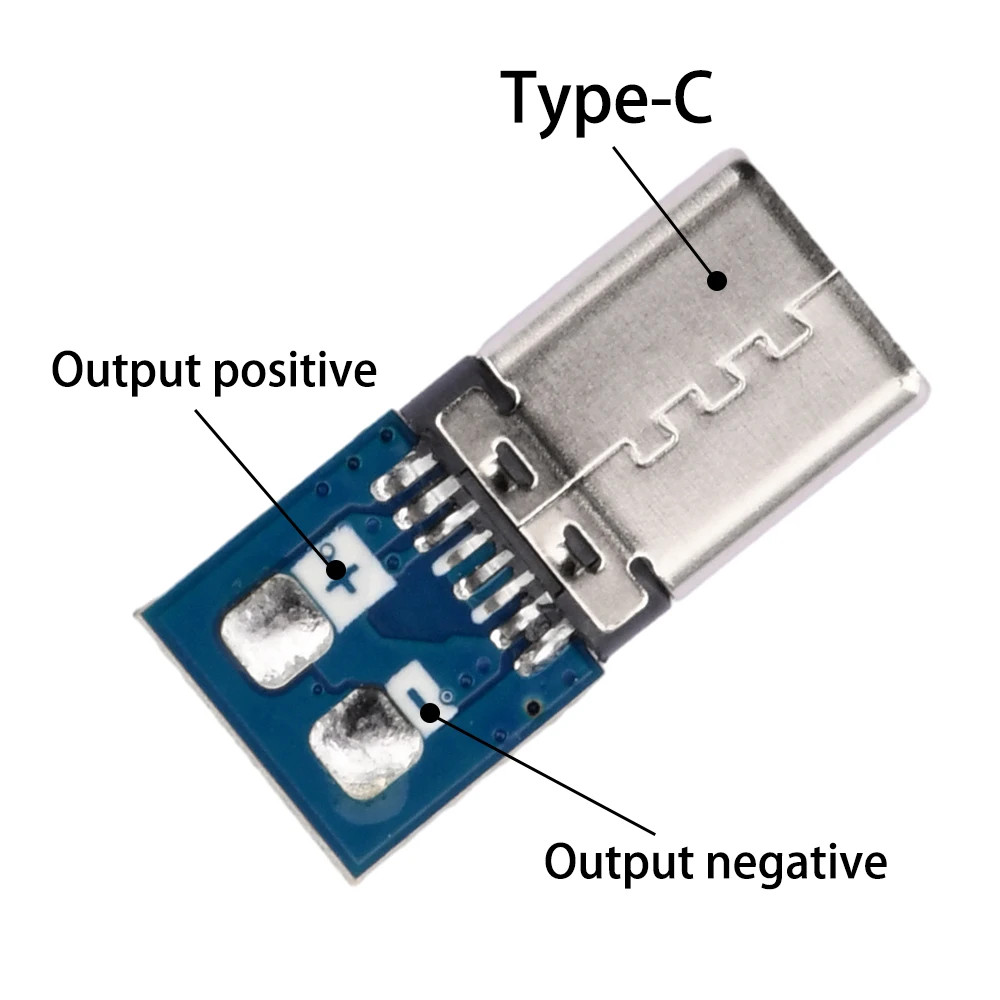 Fast Charge PD QC2.0 Trigger Module 9V 12V 15V 20V Type-C Male Power Decoy Board