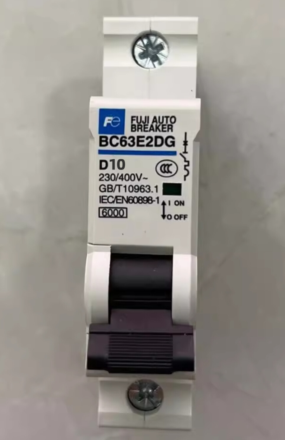 Fuji Electric Miniature Circuit Breaker MCB BC63E2DG-1P D10 10A
