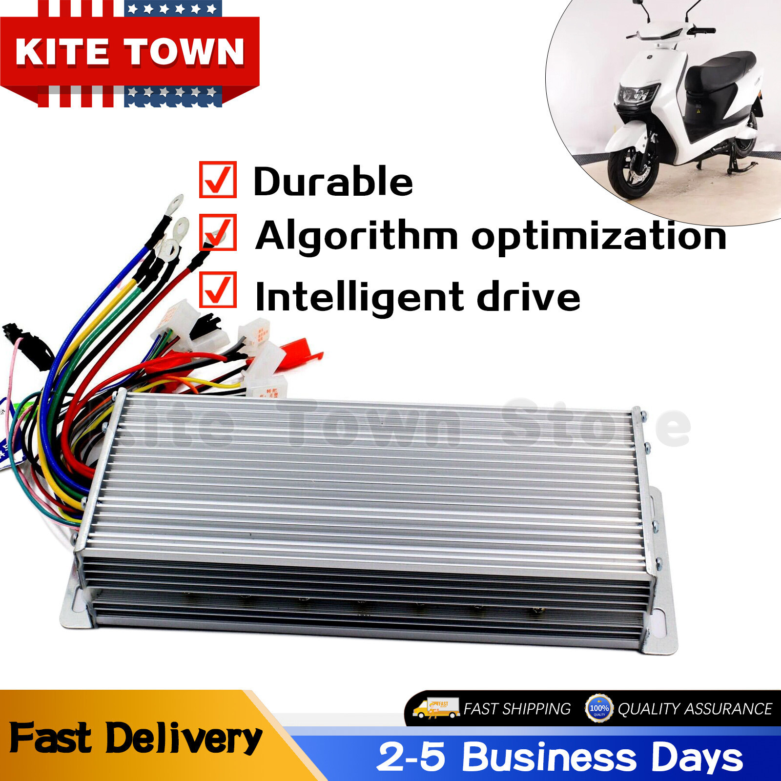 48V 1500W Electric Bicycle E-bike Scooter Brushless DC Motor Speed Controller
