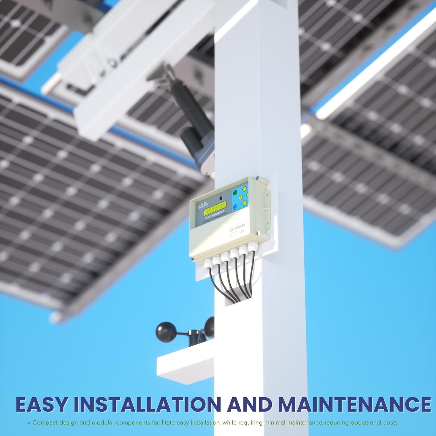 Dual Axis Solar Tracker Controller Automatic Sun Tracking Controller Solar Panel