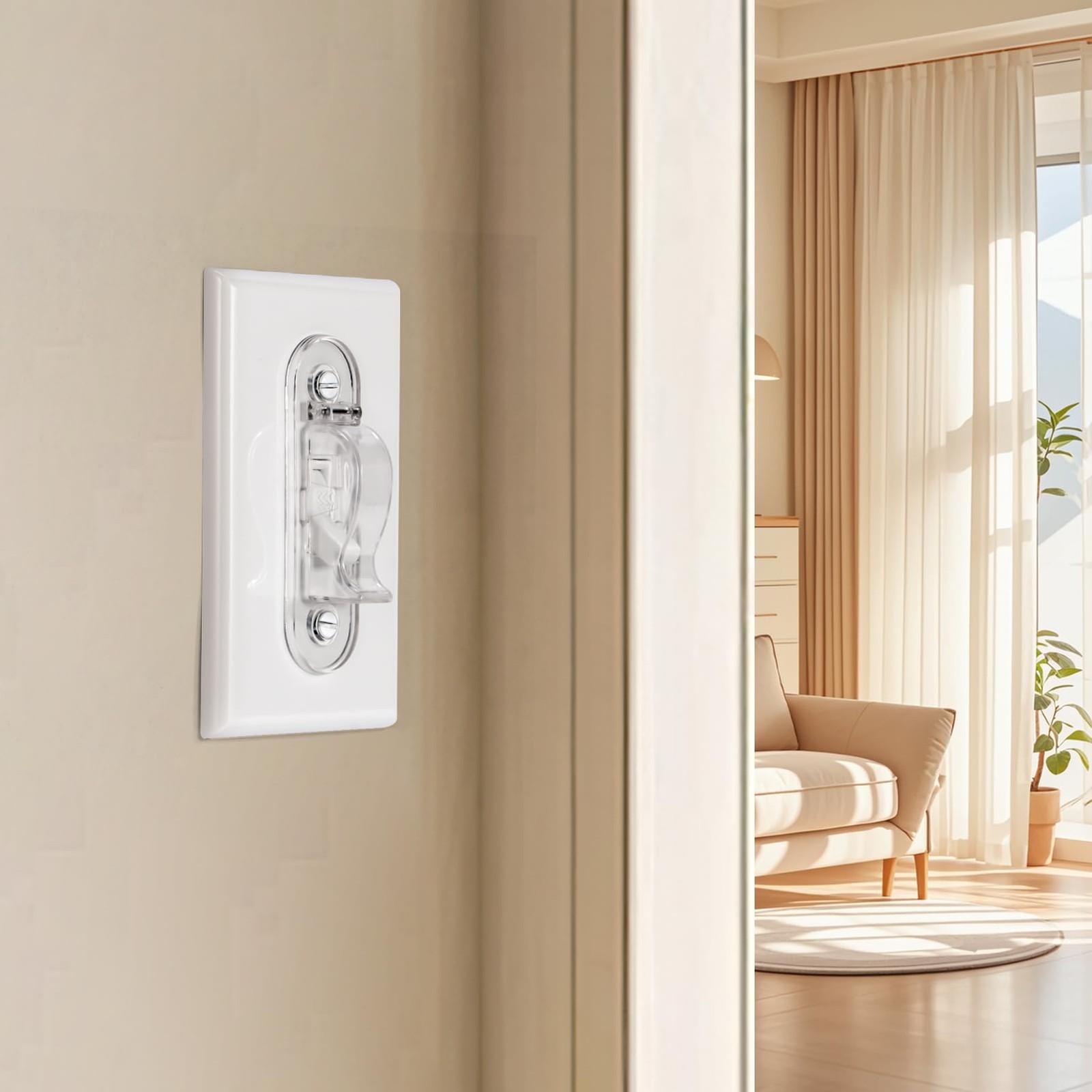 1-Pack Clear Wall Switch Guard,Light Guard Clear/1 Pack,