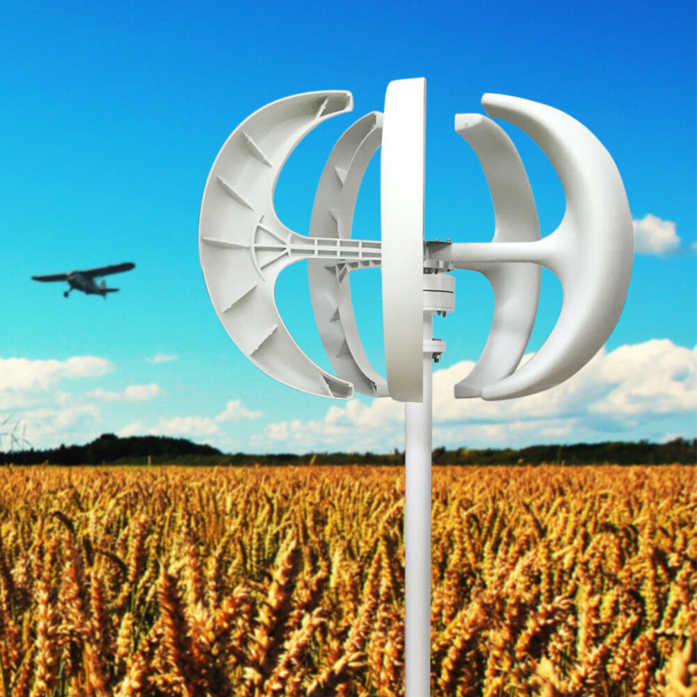 24V 600W 5-Blade Wind Turbine Generator 0.9m Nylon Blades for Home/Marine