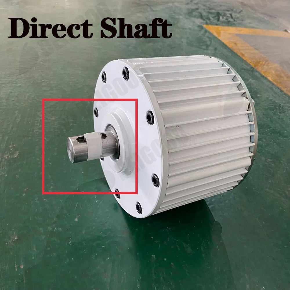 Generator System 1000-5000W 50HZ 12V-380V Gearless Permanent Magnet Generator