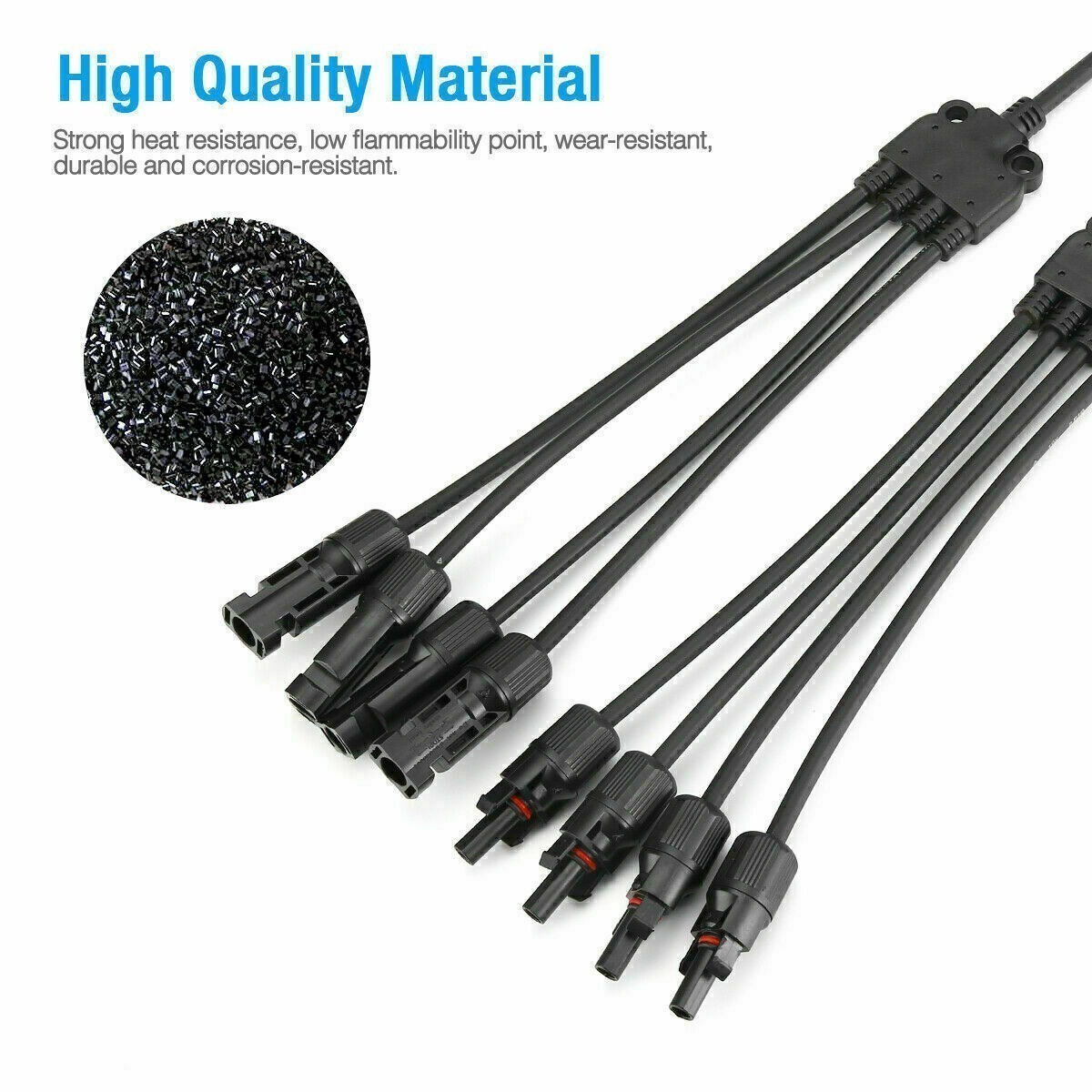 Y Branch Solar Panel Cable Wire Connector MMF FFM Set Wire T Splitter Waterproof