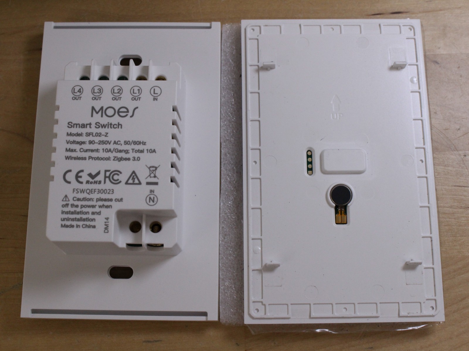 MOES Full Touch Smart Switch, SF(Star Feather 2026 Version) Wall Light Switch