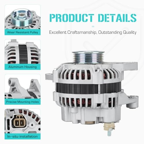 New Alternator for Mitsubishi Montero 3.0L 1995 1996 2001 2003, 3.5L 1994