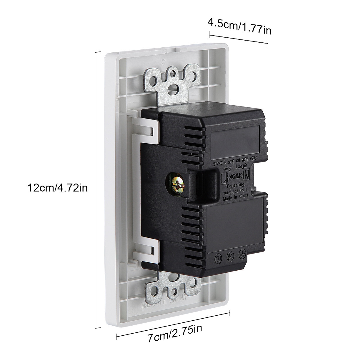 USB Type-C/A Dual Port Wall Socket Outlet Receptacle Electrical Socket 15A USA