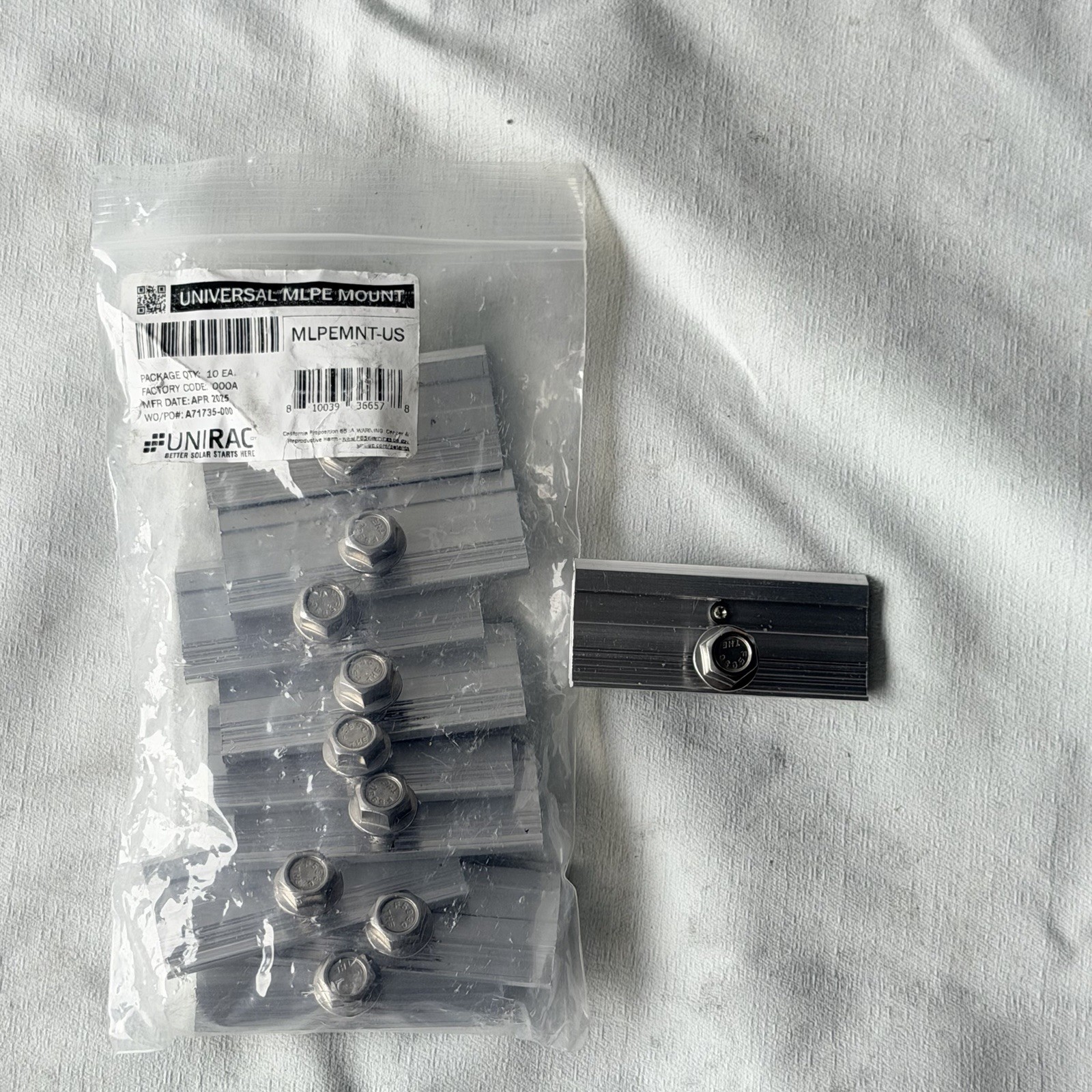 UNIRAC 008114M MLPE MOUNT ASSEMBLEY (Pack of 20