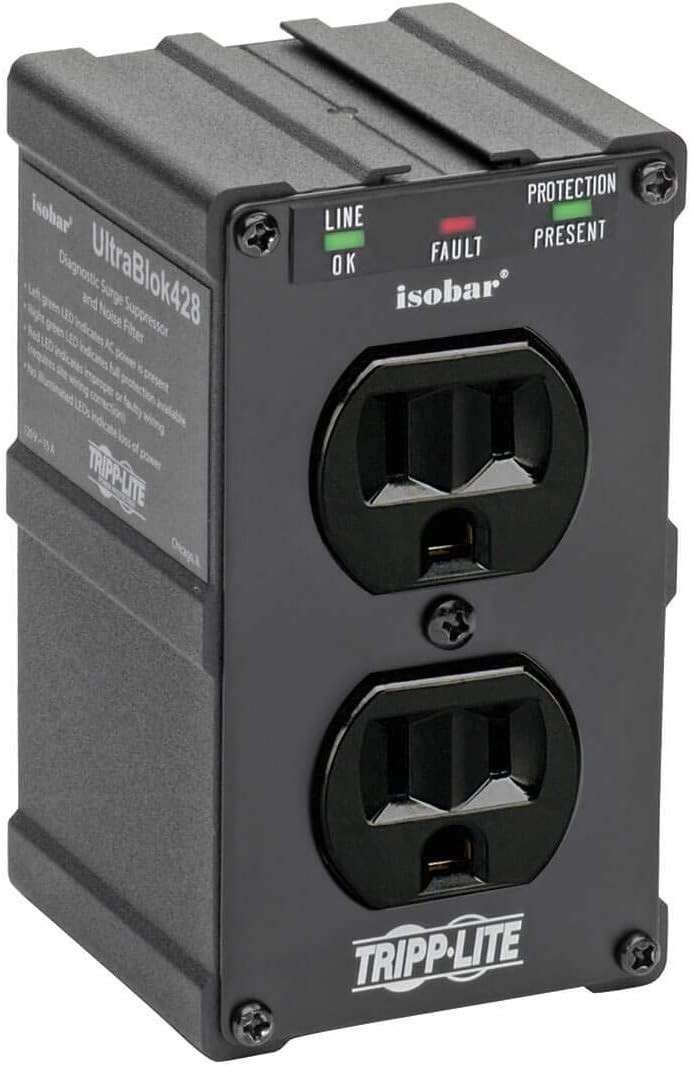 Metal Housing Surge Protector with Lifetime Limited Warranty – Isobar