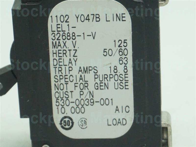 Airpax LEL1-32688-1-V LEL1326881V Circuit Breaker Magnetic 30 Days Warranty