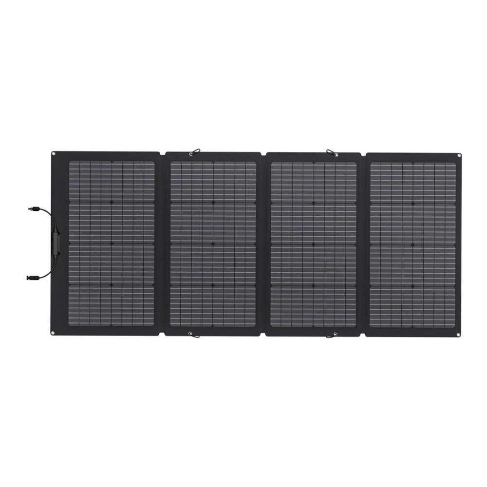 EcoFlow 220W Bifacial Portable Solar Panel IP68 Water-Resistant (Black)