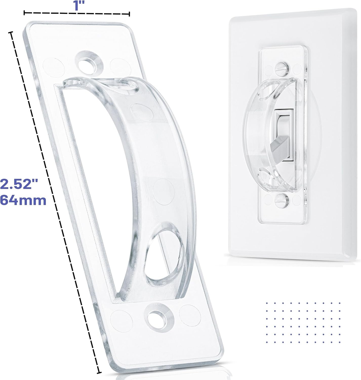 6 Pack Light Switch Guard Cover Light Switch Blocker Child Proof NEW
