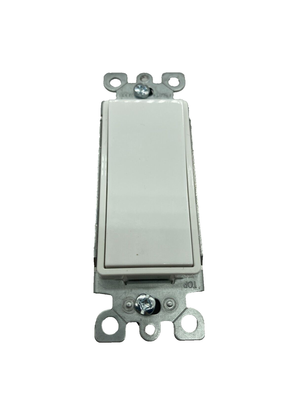 20 Pack White Decora Single Pole Light Paddle Rocker Switch UL 15 Amp 120V 277V