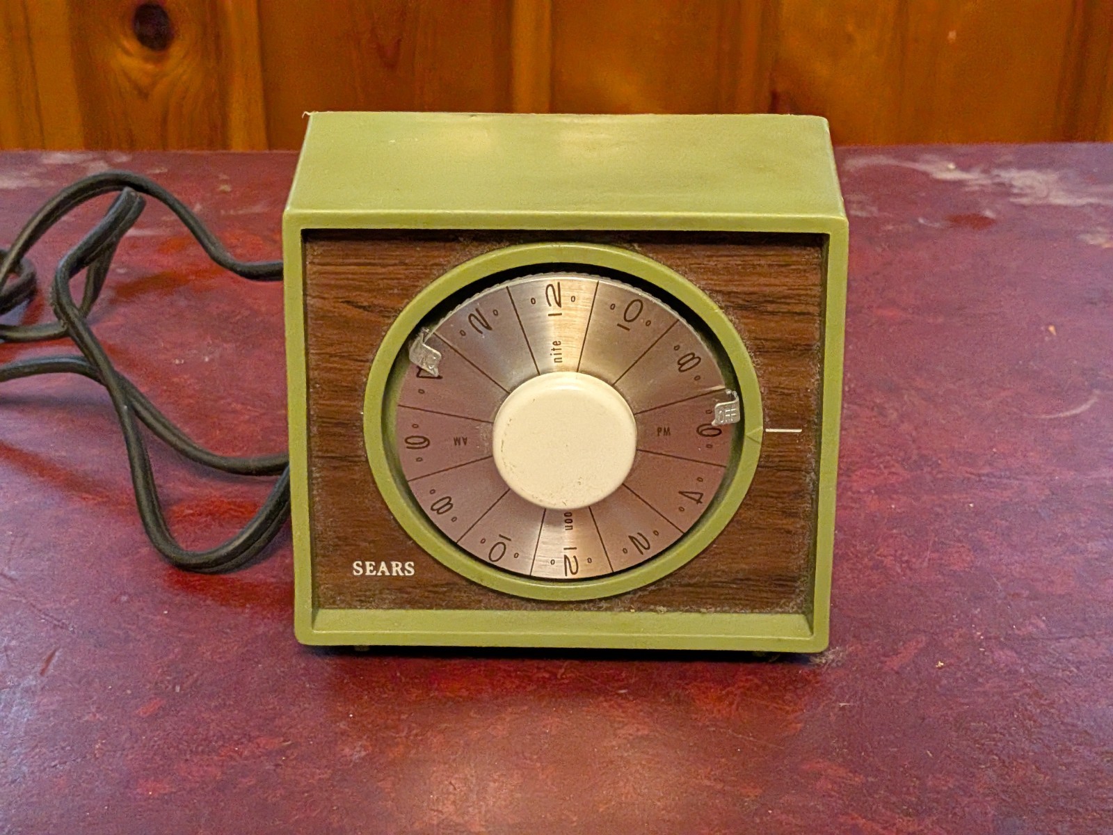 Sears 24 Hours All Purpose Timer Model 796.64458 Vintage Green
