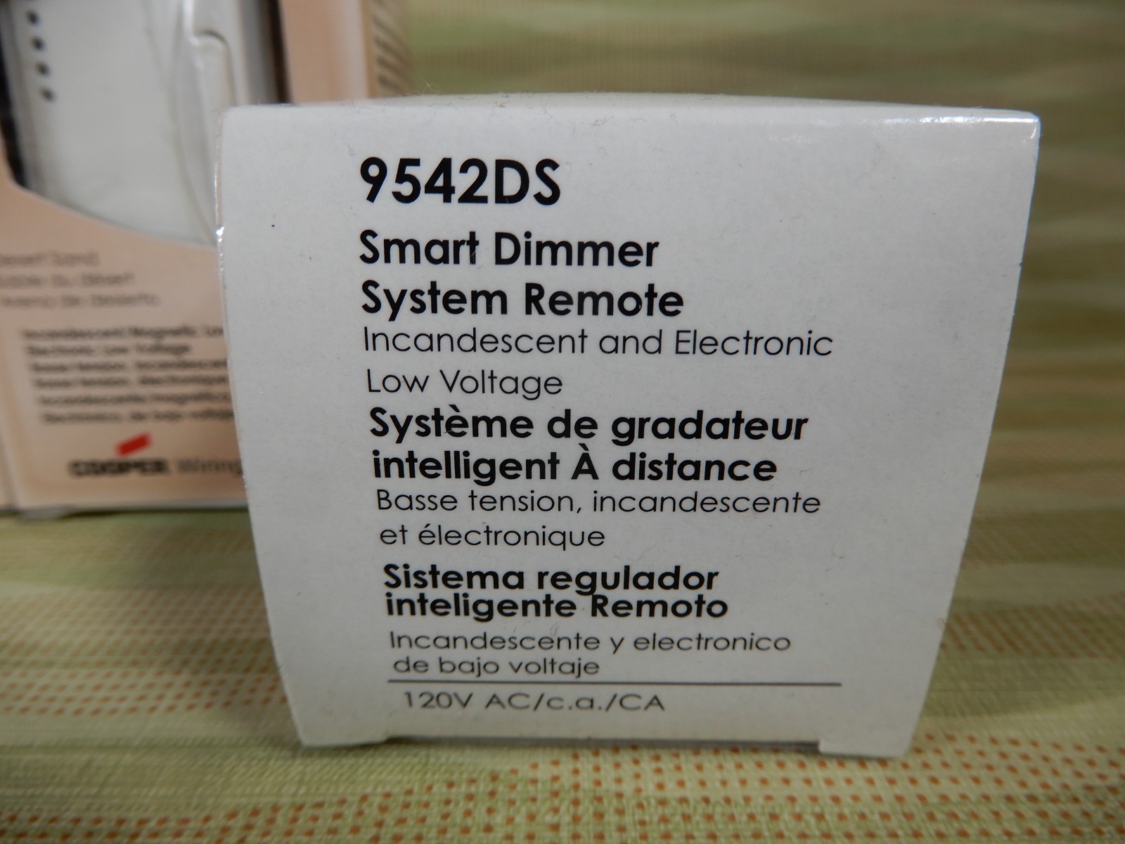 Cooper Aspire 9542DS Smart Dimmer System Remote Switches Desert Sand (3) NOS
