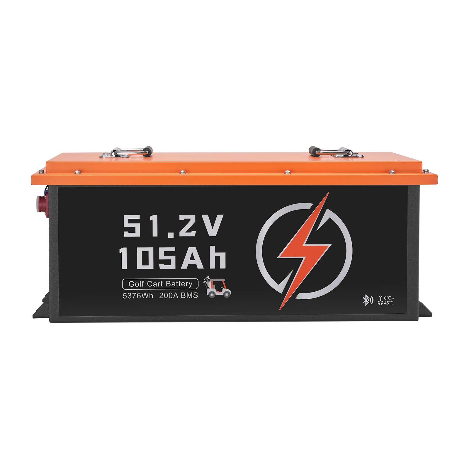 48V 105Ah Golf Cart Lithium Battery with 20A Charger and Touch Monitor