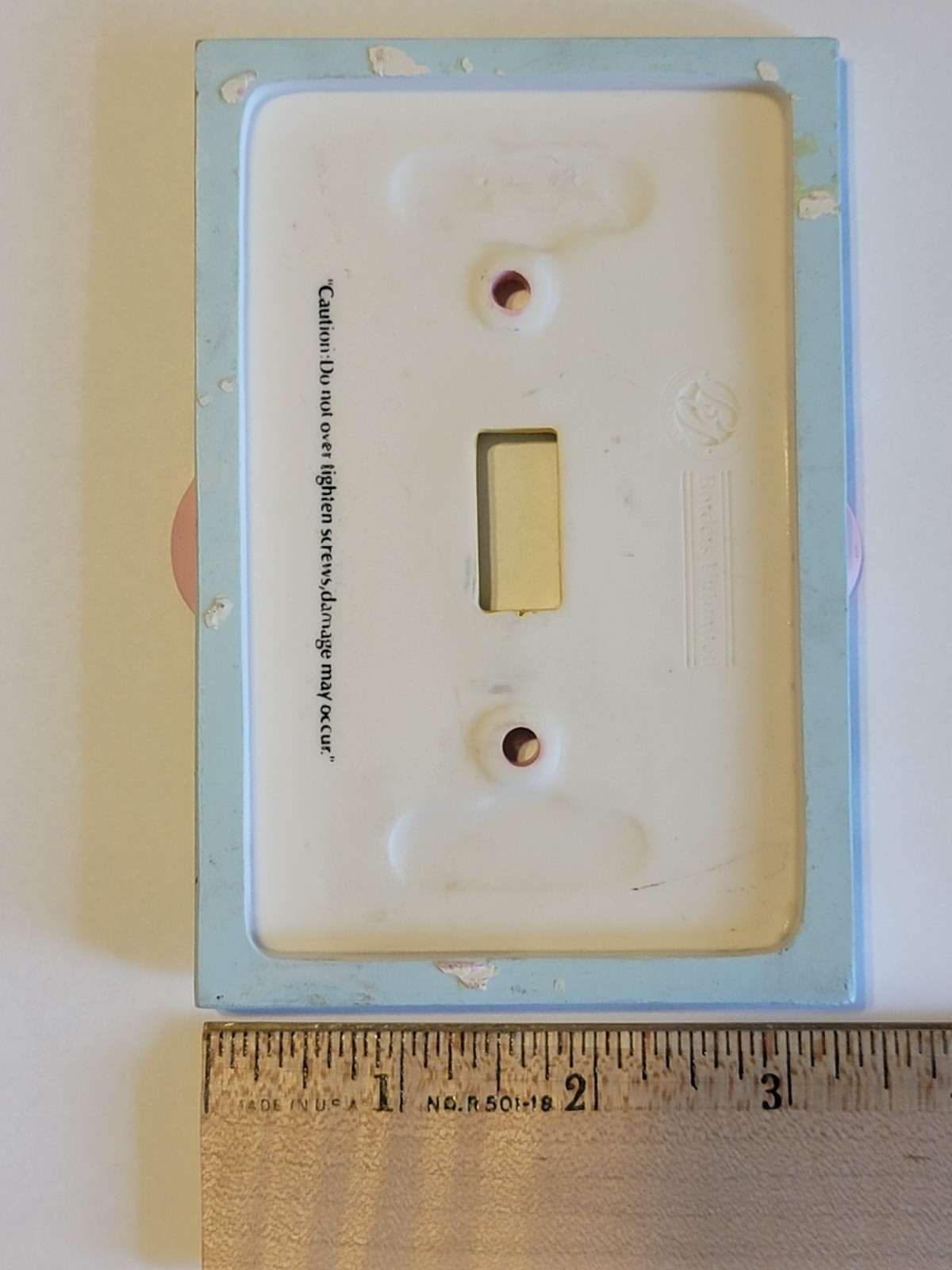 Light Switch Cover Flower Playroom Nursery Kids Decor Borders Unlimited 3D Resin